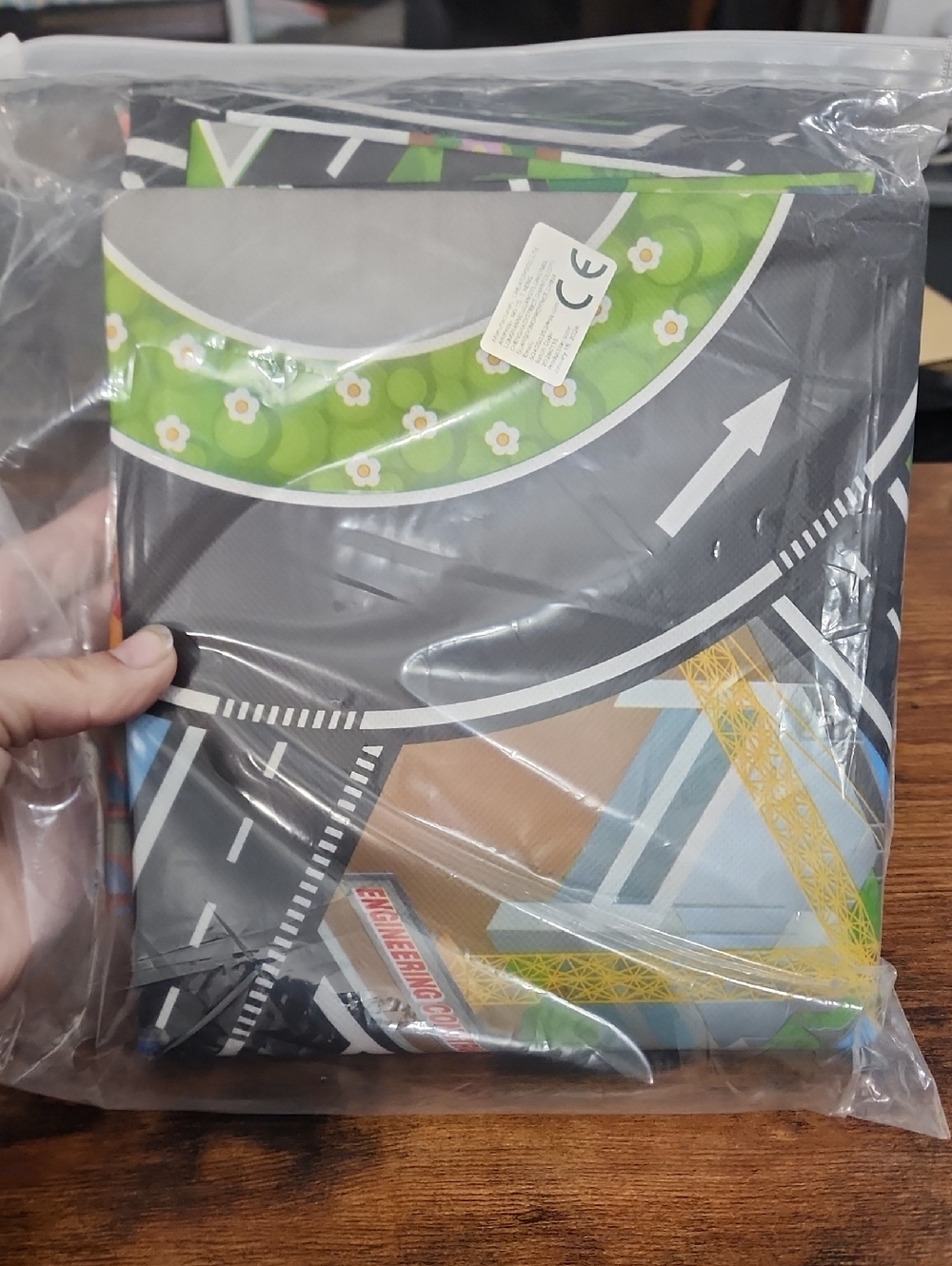 1pc City Traffic Play Mat-garage-interactive Road Map For Kids, Educational Tool